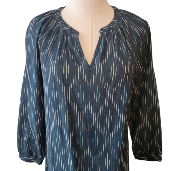 J. Jill Green Cotton Midi Tunic Dress Size XS - Picture 3 of 6